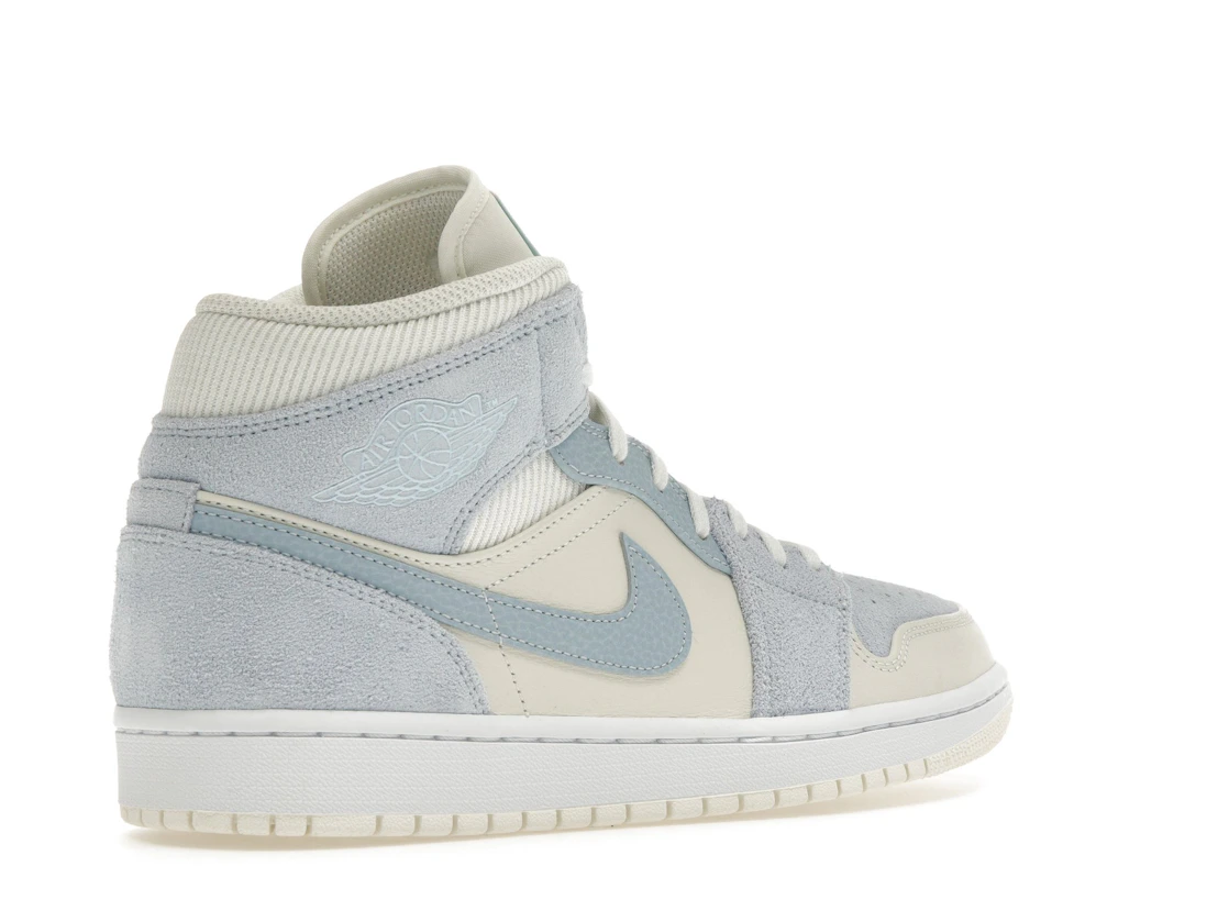 Vue 33 de Jordan 1 Mid Mixed Textures Blue