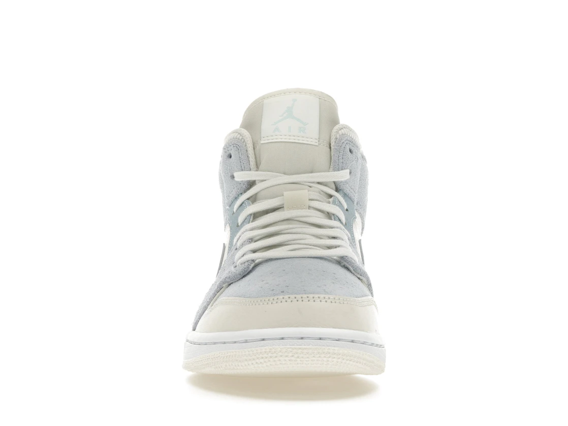 Vue 10 de Jordan 1 Mid Mixed Textures Blue