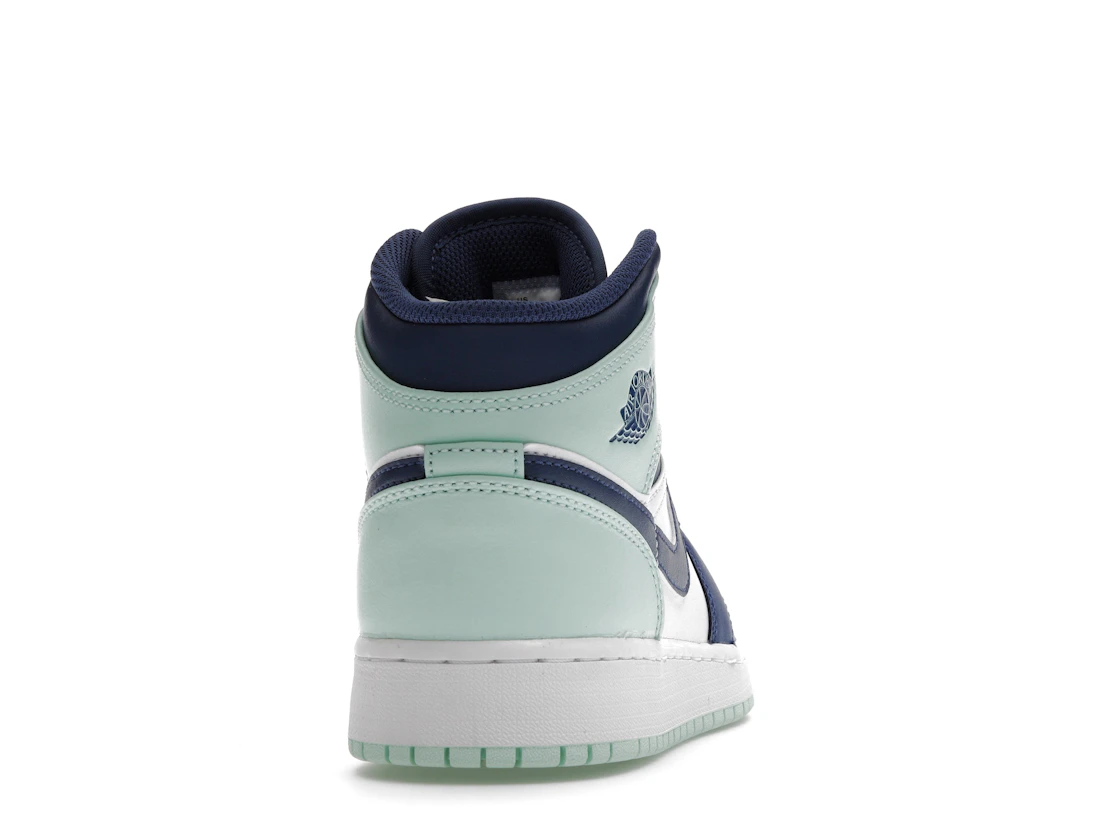 Vue 29 de Jordan 1 Mid Mystic Navy Mint Foam (GS)