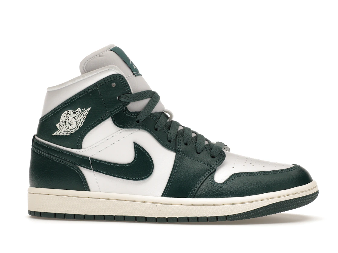 Vue 2 de Jordan 1 Mid Oxidised Green 