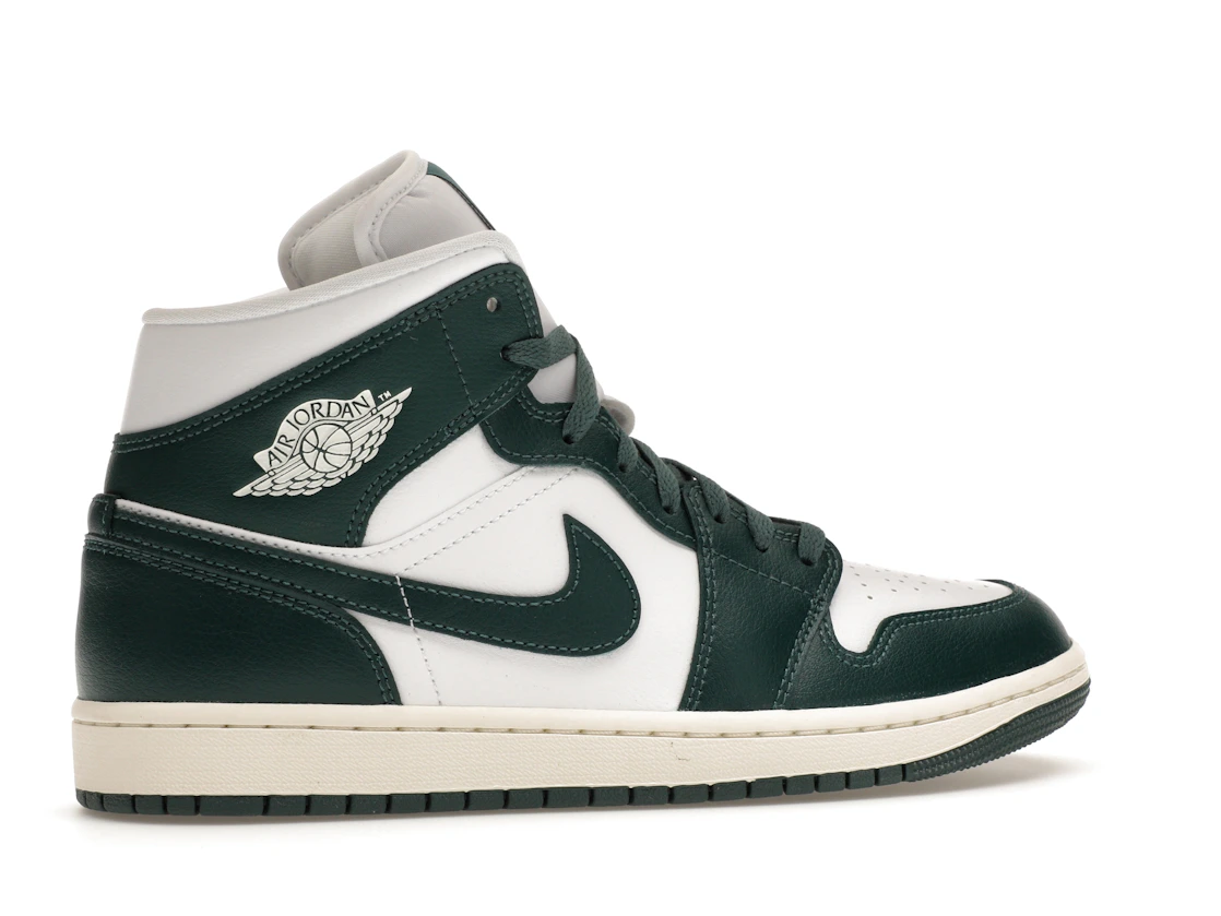 Vue 35 de Jordan 1 Mid Oxidised Green 