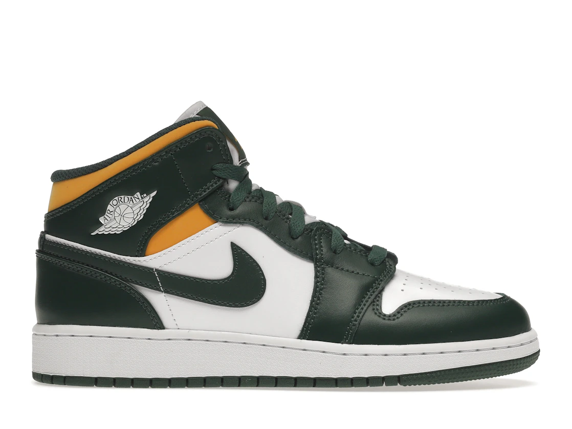 Vue 1 de Jordan 1 Mid Sonics (2021) (GS)