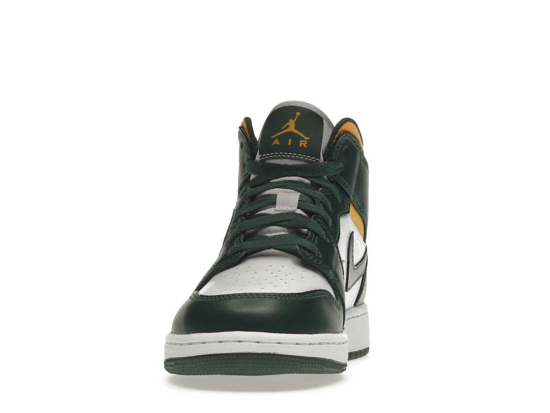 Vue 11 de Jordan 1 Mid Sonics (2021) (GS)