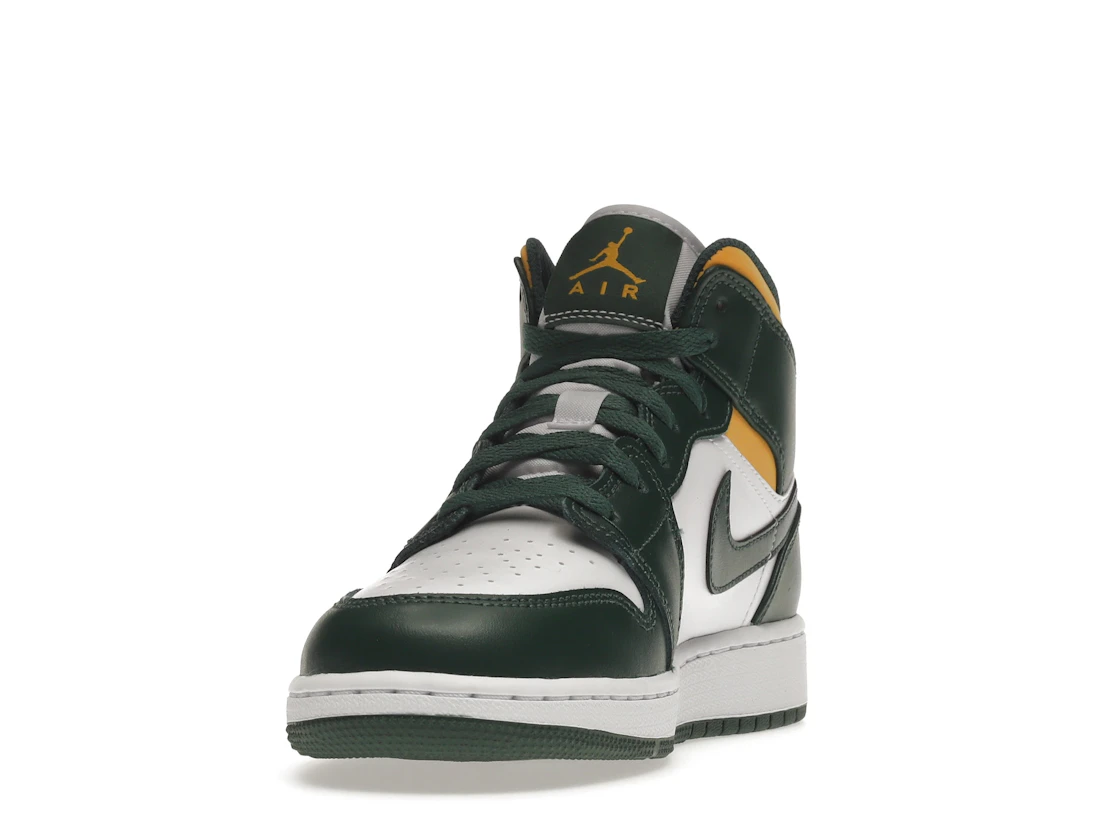 Vue 12 de Jordan 1 Mid Sonics (2021) (GS)