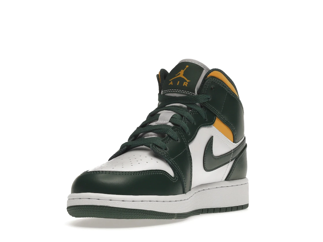 Vue 13 de Jordan 1 Mid Sonics (2021) (GS)