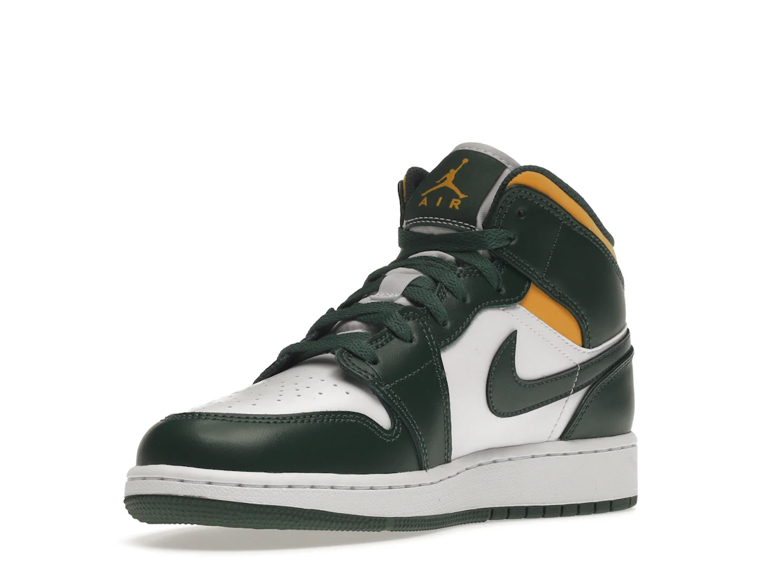 Vue 14 de Jordan 1 Mid Sonics (2021) (GS)