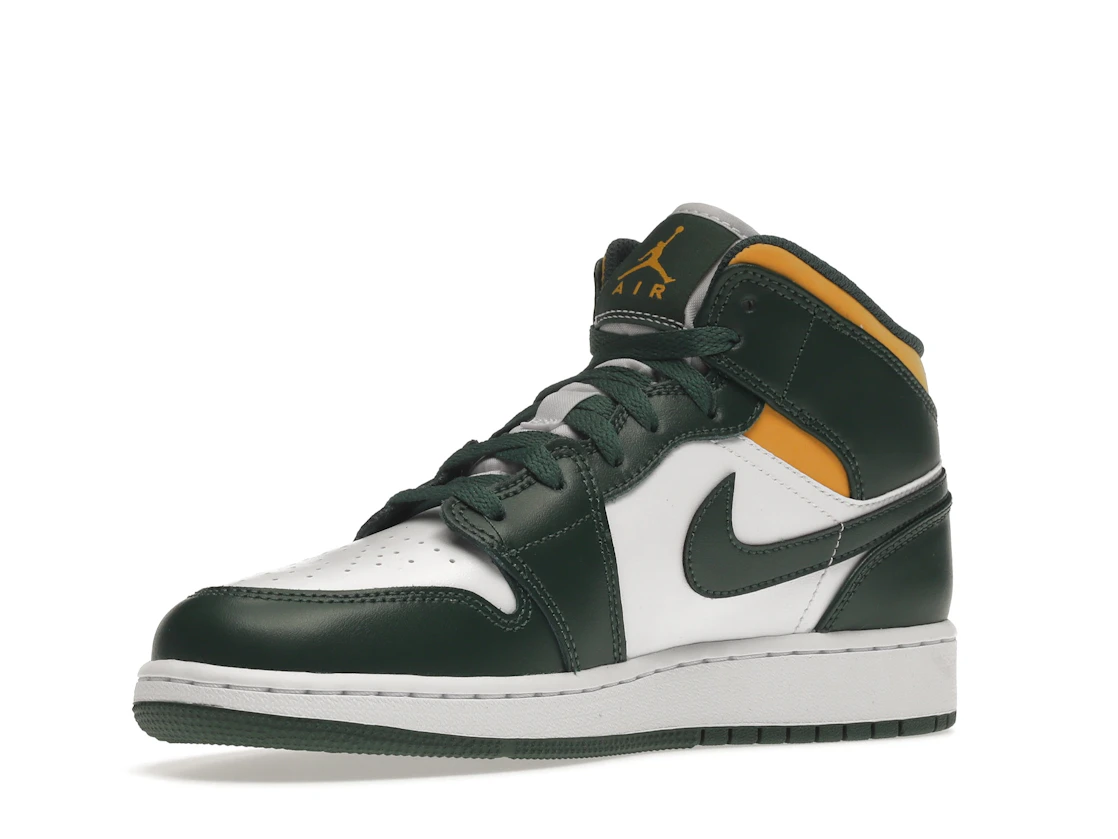 Vue 15 de Jordan 1 Mid Sonics (2021) (GS)