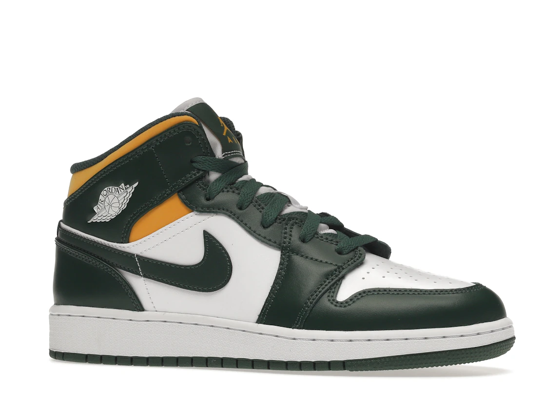 Vue 3 de Jordan 1 Mid Sonics (2021) (GS)