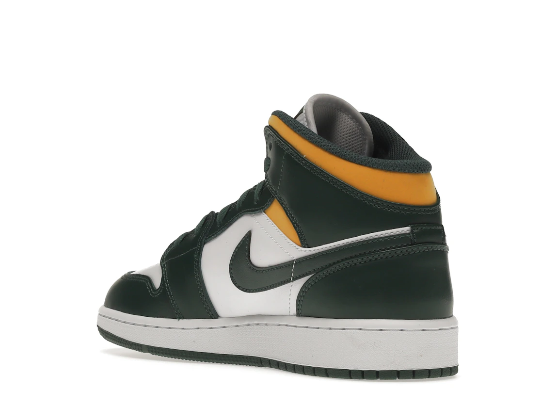 Vue 24 de Jordan 1 Mid Sonics (2021) (GS)