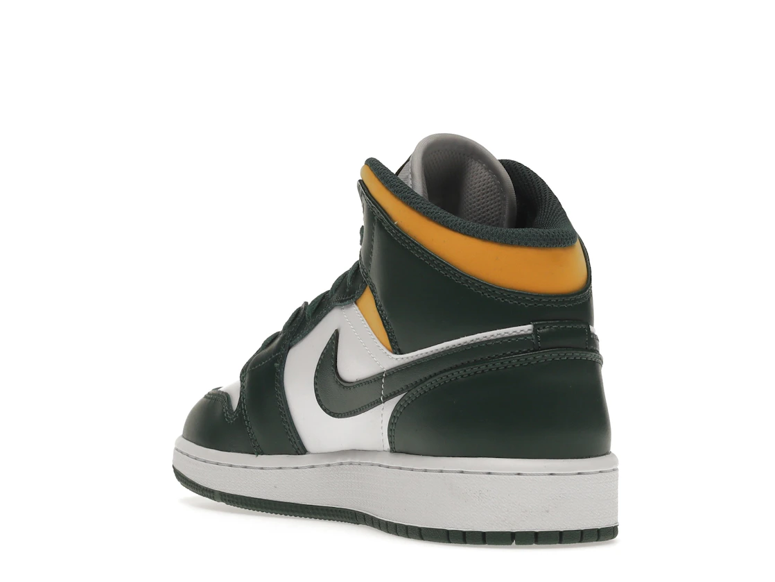 Vue 25 de Jordan 1 Mid Sonics (2021) (GS)