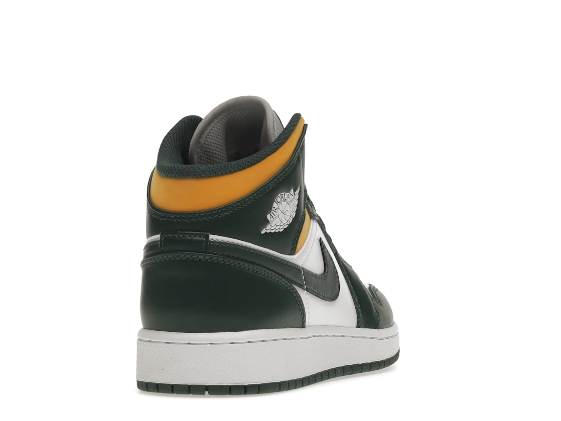 Vue 30 de Jordan 1 Mid Sonics (2021) (GS)