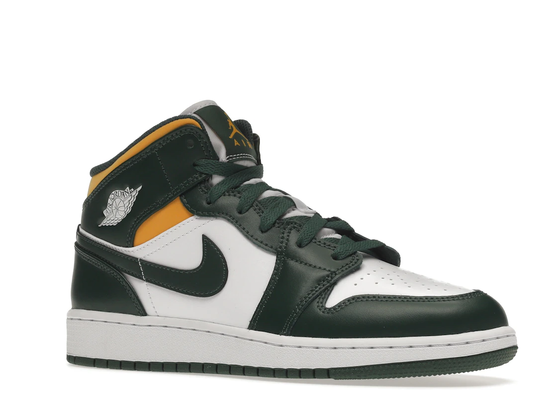 Vue 4 de Jordan 1 Mid Sonics (2021) (GS)
