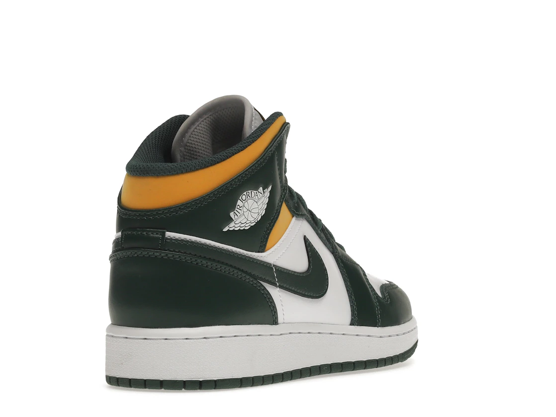 Vue 31 de Jordan 1 Mid Sonics (2021) (GS)