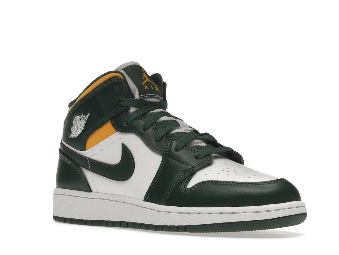 Vue 5 de Jordan 1 Mid Sonics (2021) (GS)