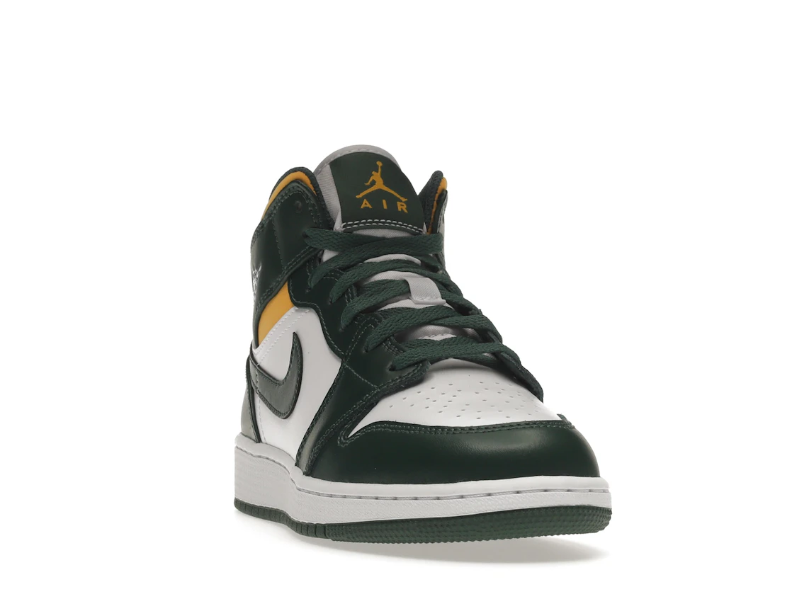Vue 8 de Jordan 1 Mid Sonics (2021) (GS)