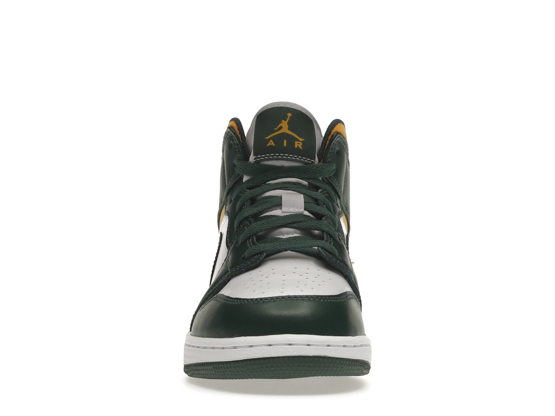 Vue 10 de Jordan 1 Mid Sonics (2021) (GS)