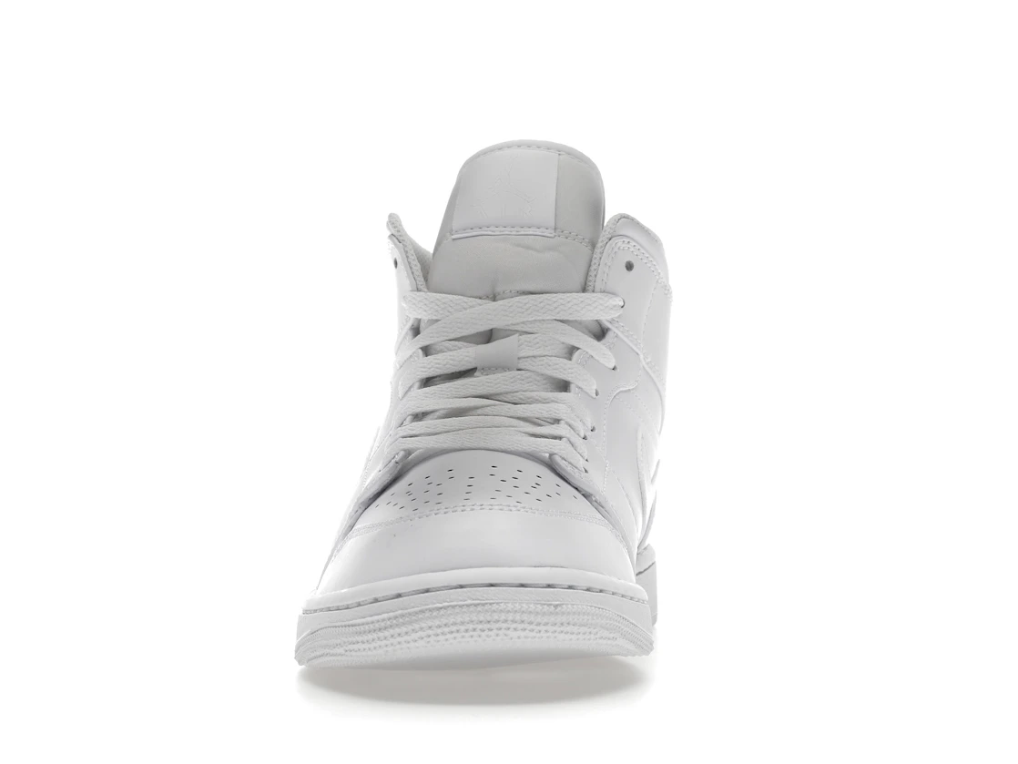 Vue 11 de Jordan 1 Mid Triple White
