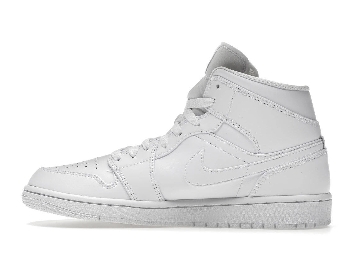 Vue 20 de Jordan 1 Mid Triple White