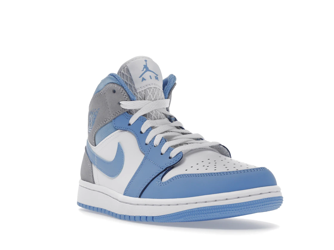 Vue 7 de Jordan 1 Mid University Blue Grey