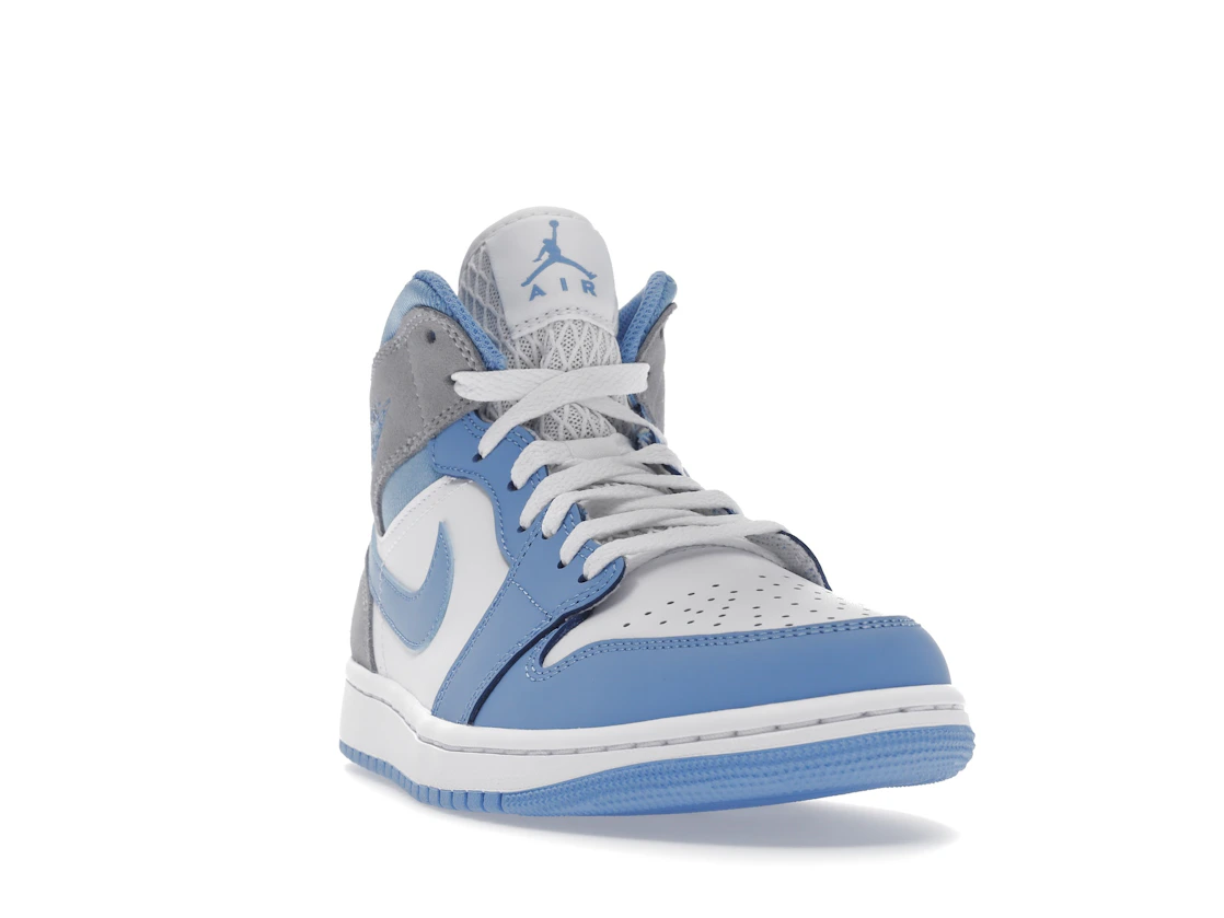 Vue 8 de Jordan 1 Mid University Blue Grey