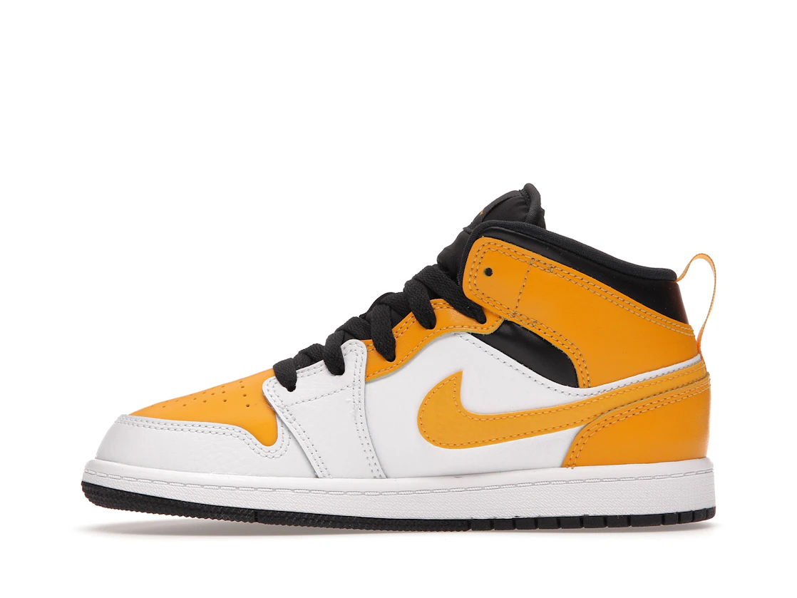 Vue 19 de Jordan 1 Mid University Gold (PS)