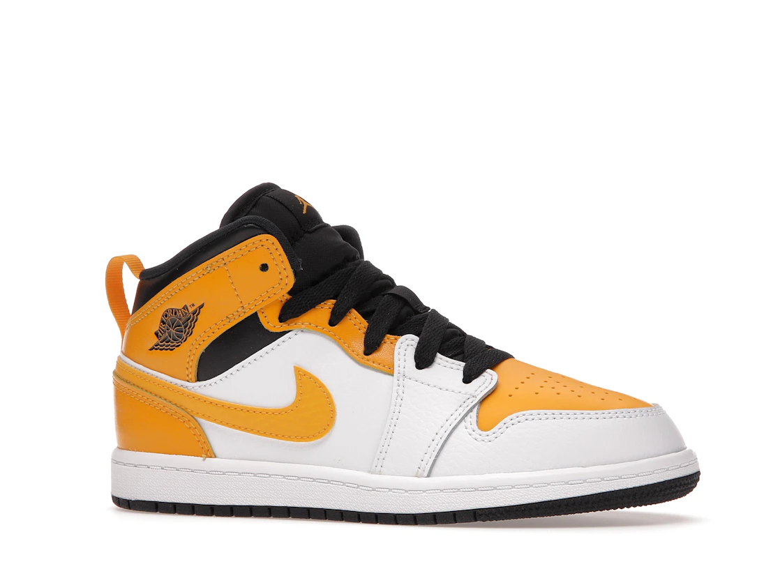 Vue 3 de Jordan 1 Mid University Gold (PS)
