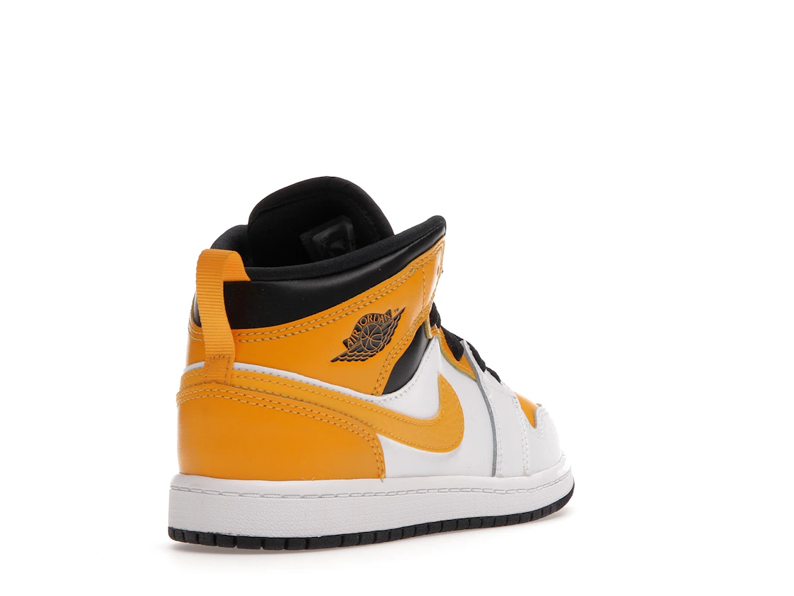 Vue 31 de Jordan 1 Mid University Gold (PS)