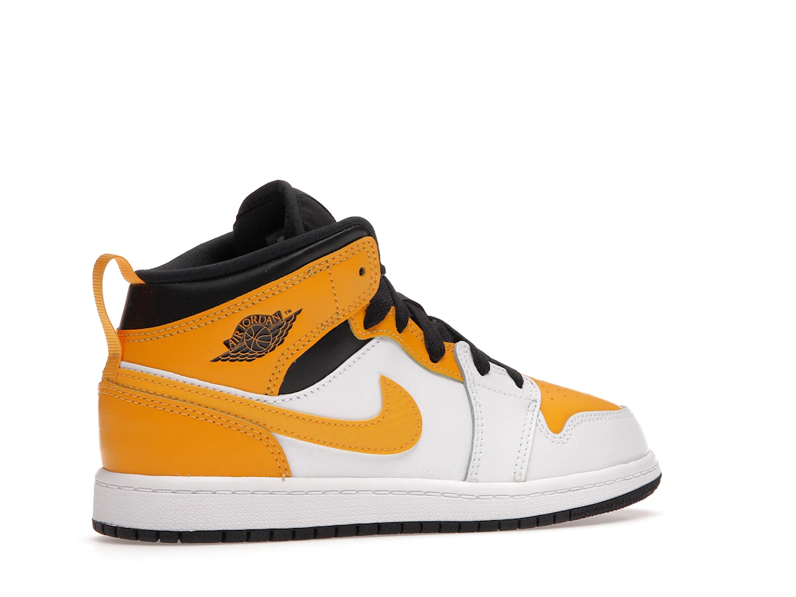 Vue 34 de Jordan 1 Mid University Gold (PS)