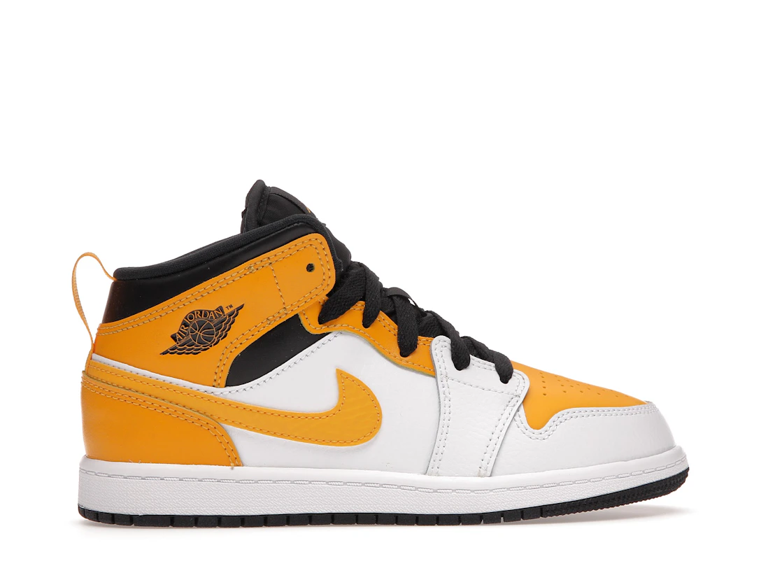 Vue 36 de Jordan 1 Mid University Gold (PS)