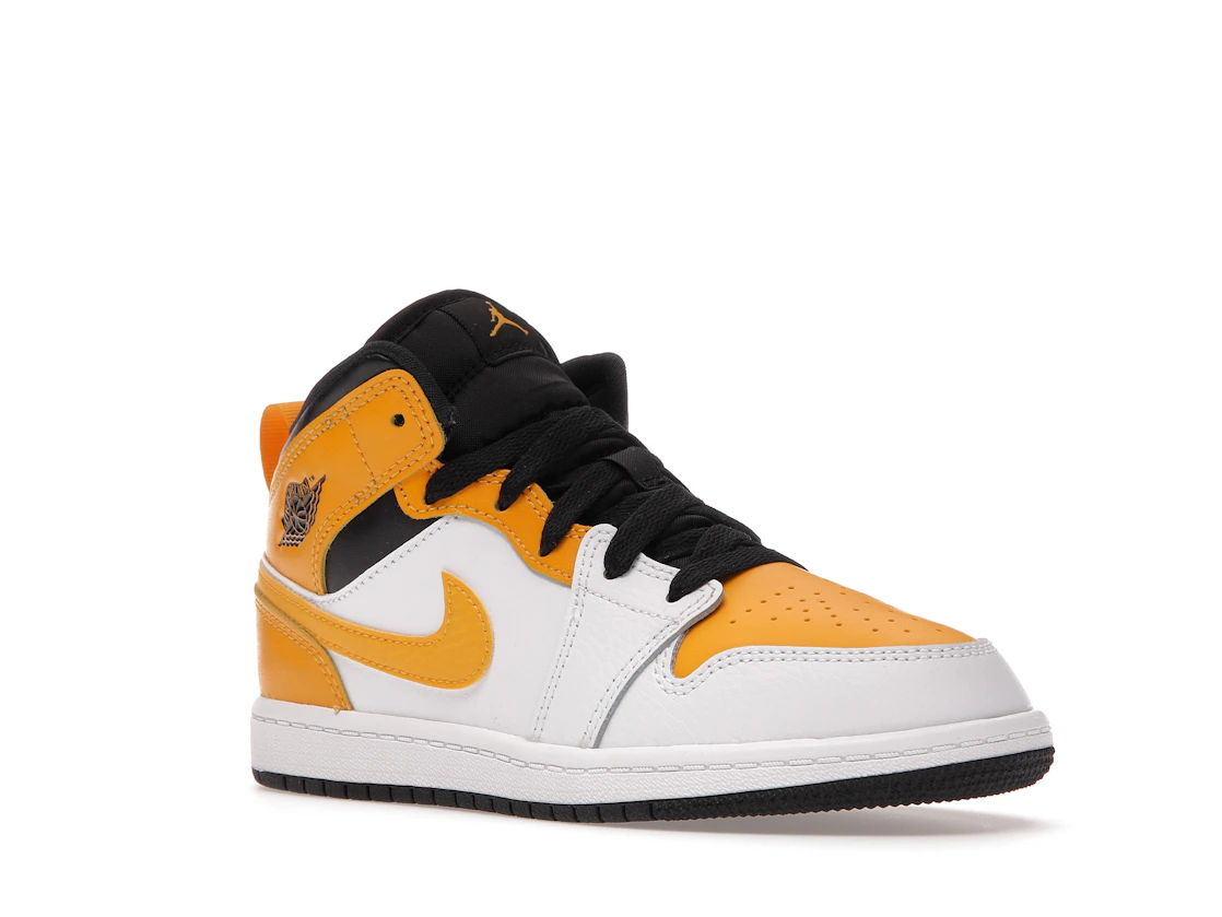 Vue 5 de Jordan 1 Mid University Gold (PS)