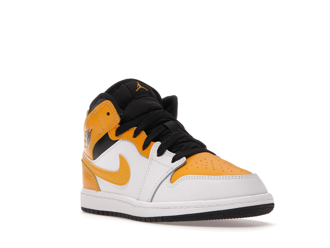 Vue 6 de Jordan 1 Mid University Gold (PS)