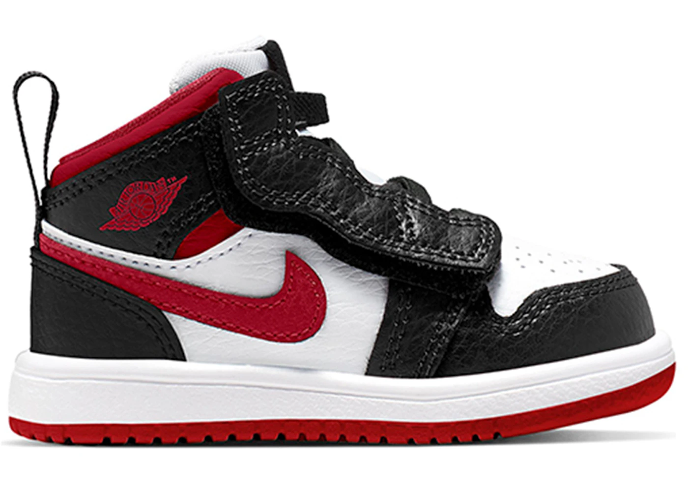 Jordan 1 Mid White Gym Red Black (TD)