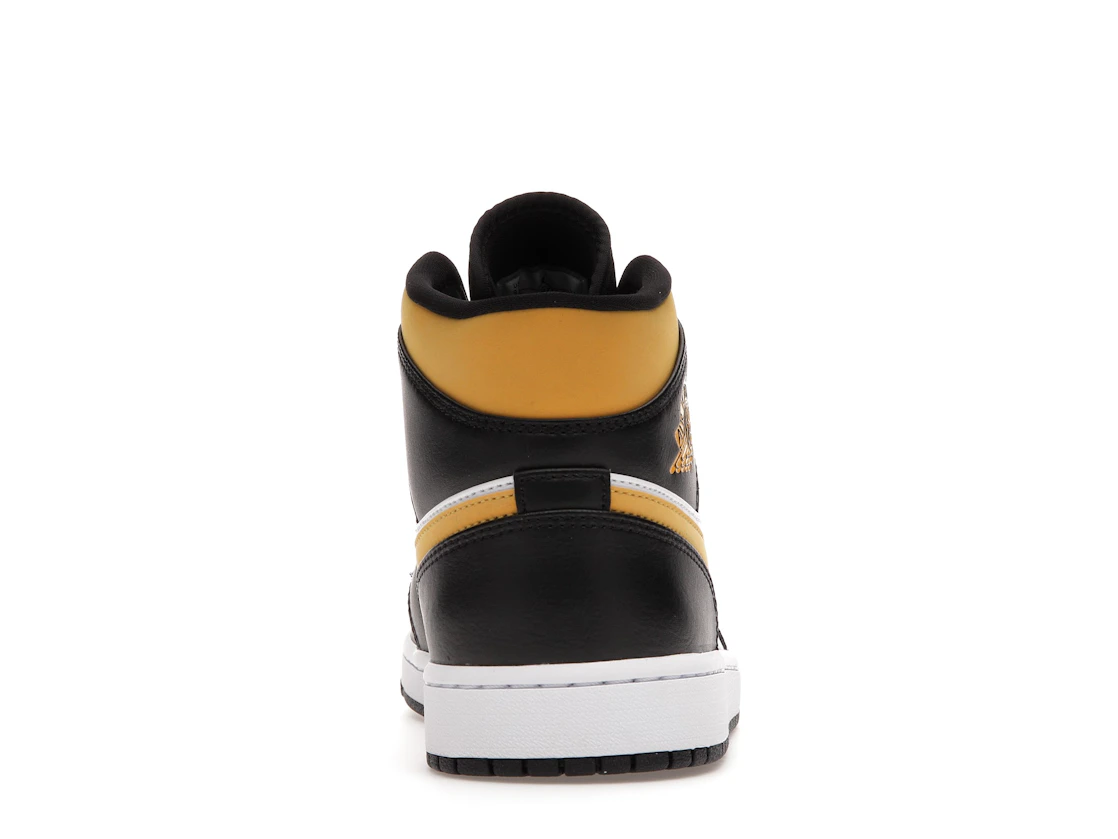 Vue 28 de Jordan 1 Mid White Pollen Black