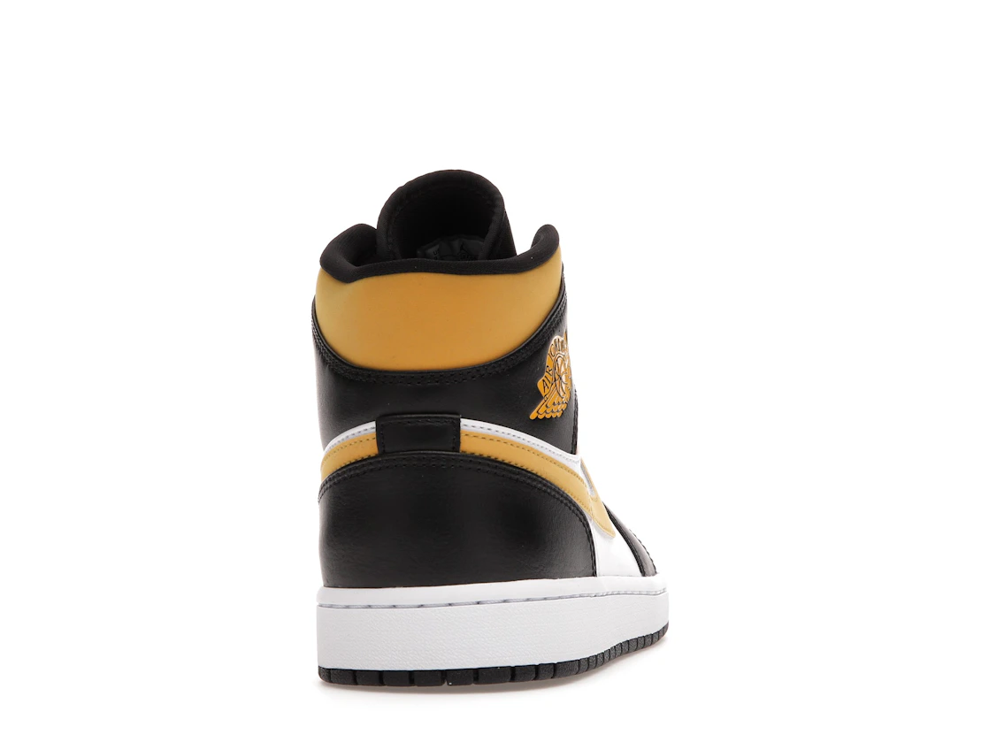 Vue 29 de Jordan 1 Mid White Pollen Black