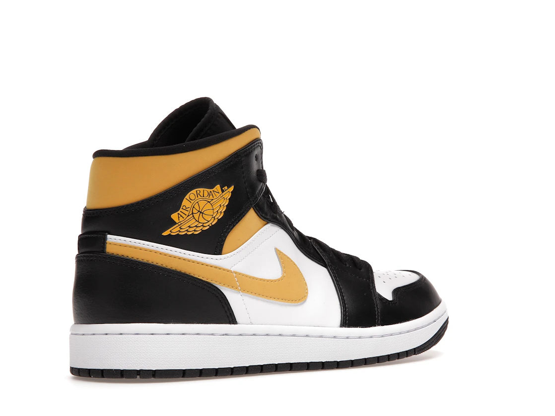 Vue 33 de Jordan 1 Mid White Pollen Black