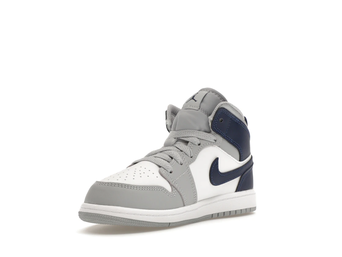 Vue 14 de Jordan 1 Mid Wolf Grey Midnight Navy (PS)