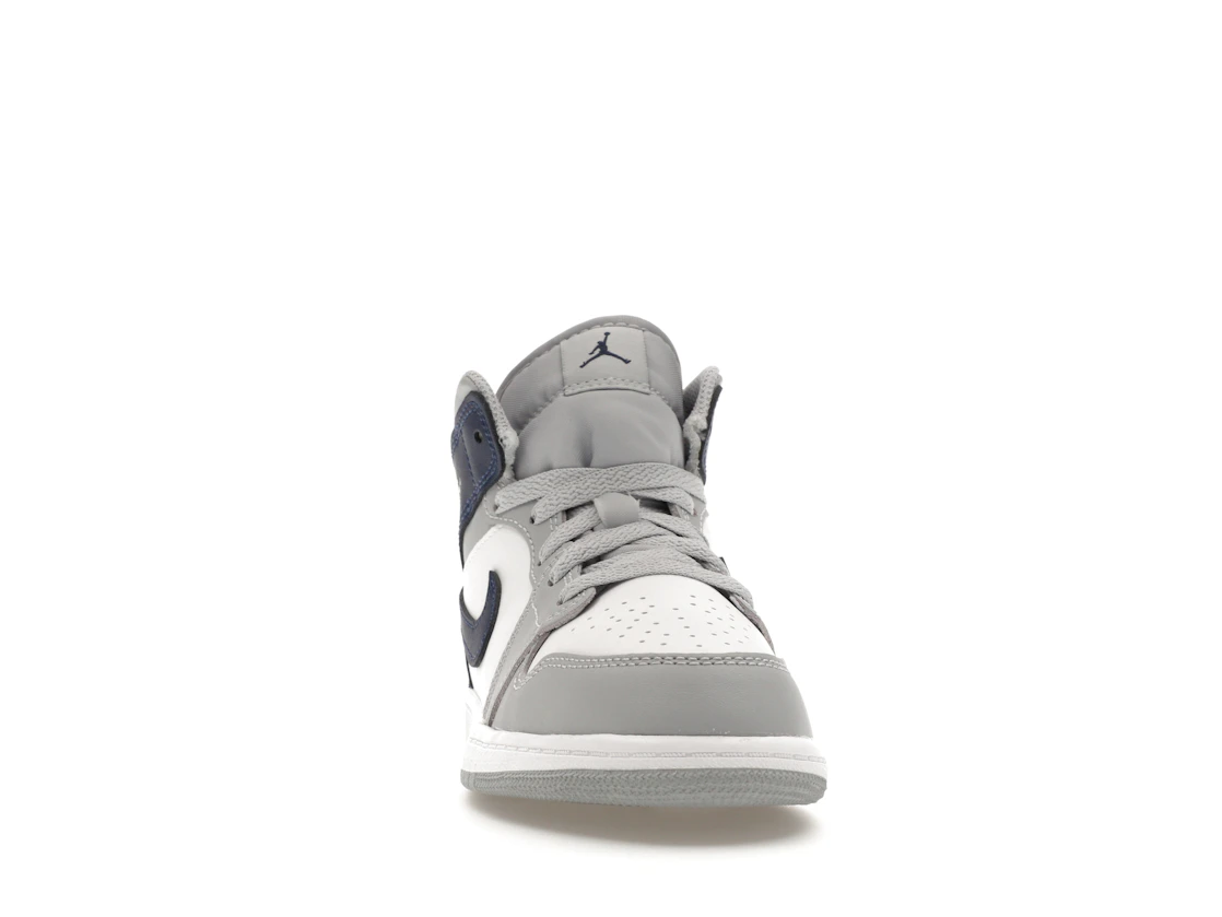 Vue 9 de Jordan 1 Mid Wolf Grey Midnight Navy (PS)