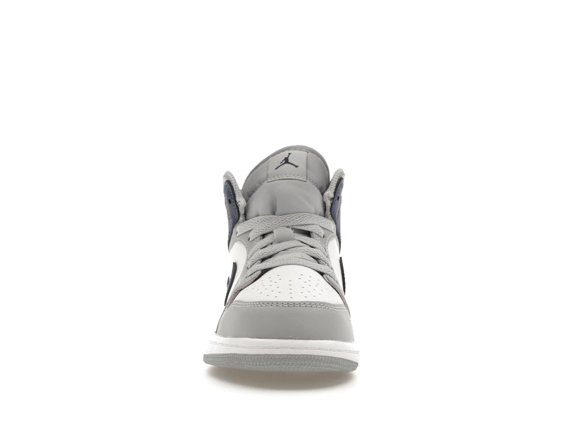 Vue 10 de Jordan 1 Mid Wolf Grey Midnight Navy (PS)