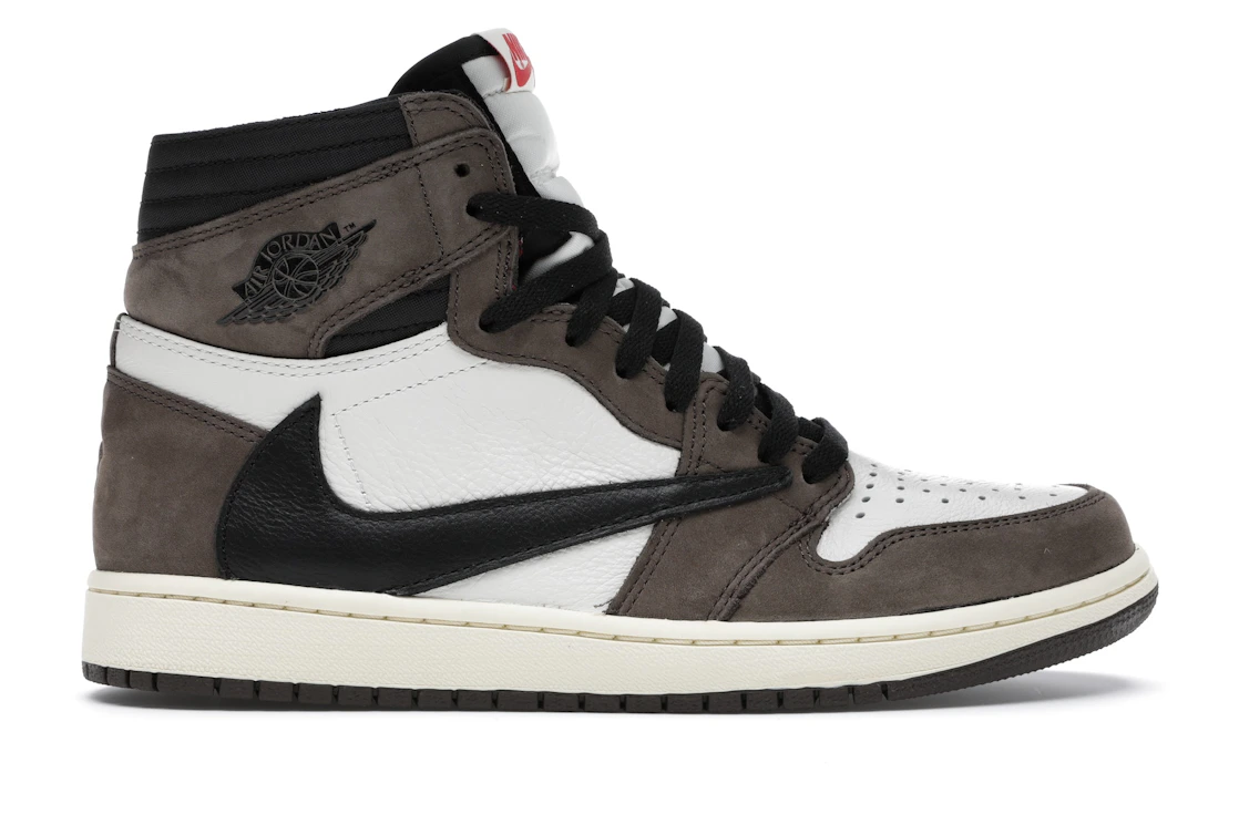 Vue 1 de Jordan 1 Retro High OG SP Travis Scott Mocha