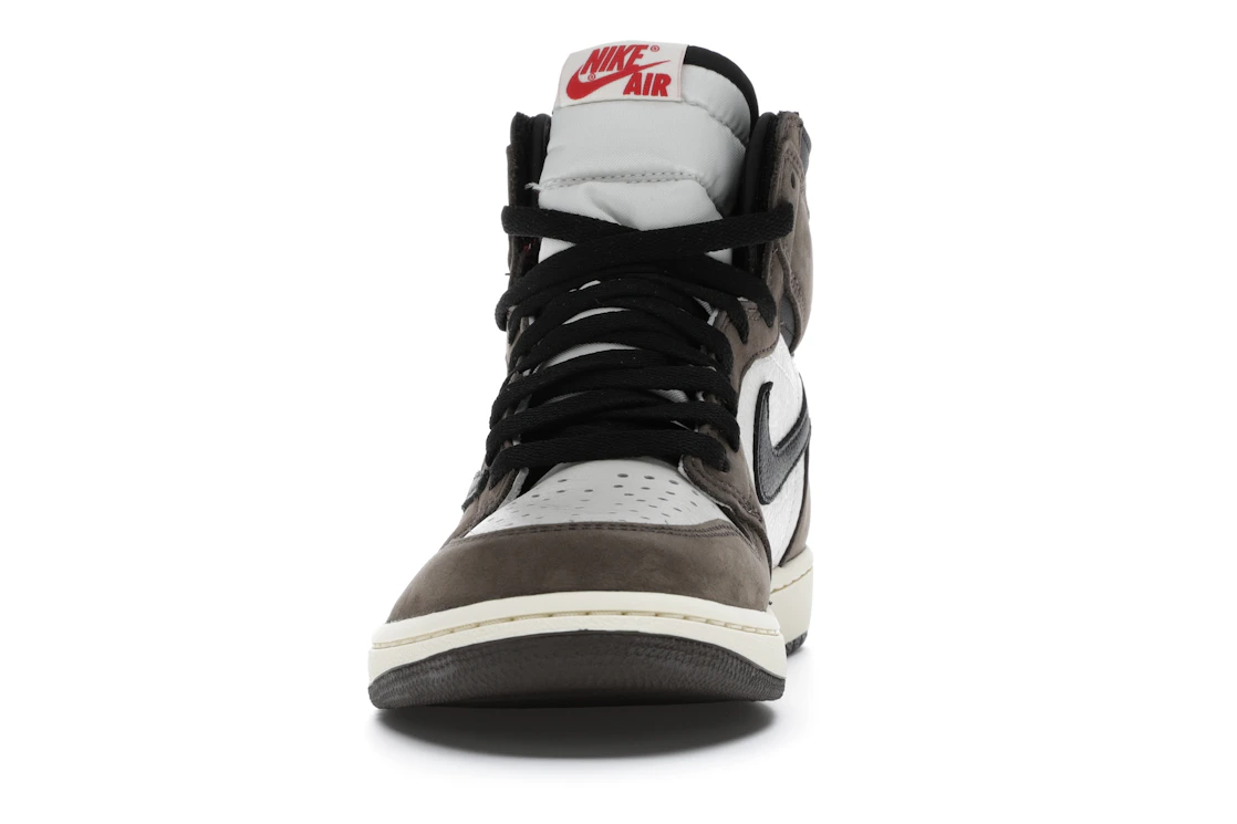 Vue 11 de Jordan 1 Retro High OG SP Travis Scott Mocha