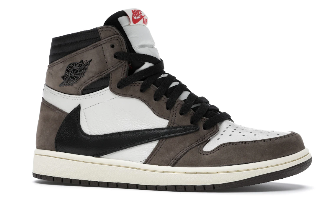 Vue 3 de Jordan 1 Retro High OG SP Travis Scott Mocha