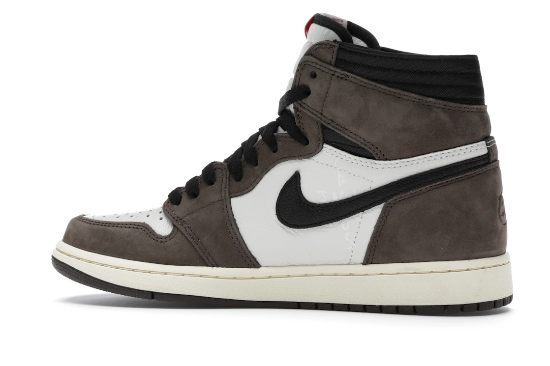 Vue 21 de Jordan 1 Retro High OG SP Travis Scott Mocha