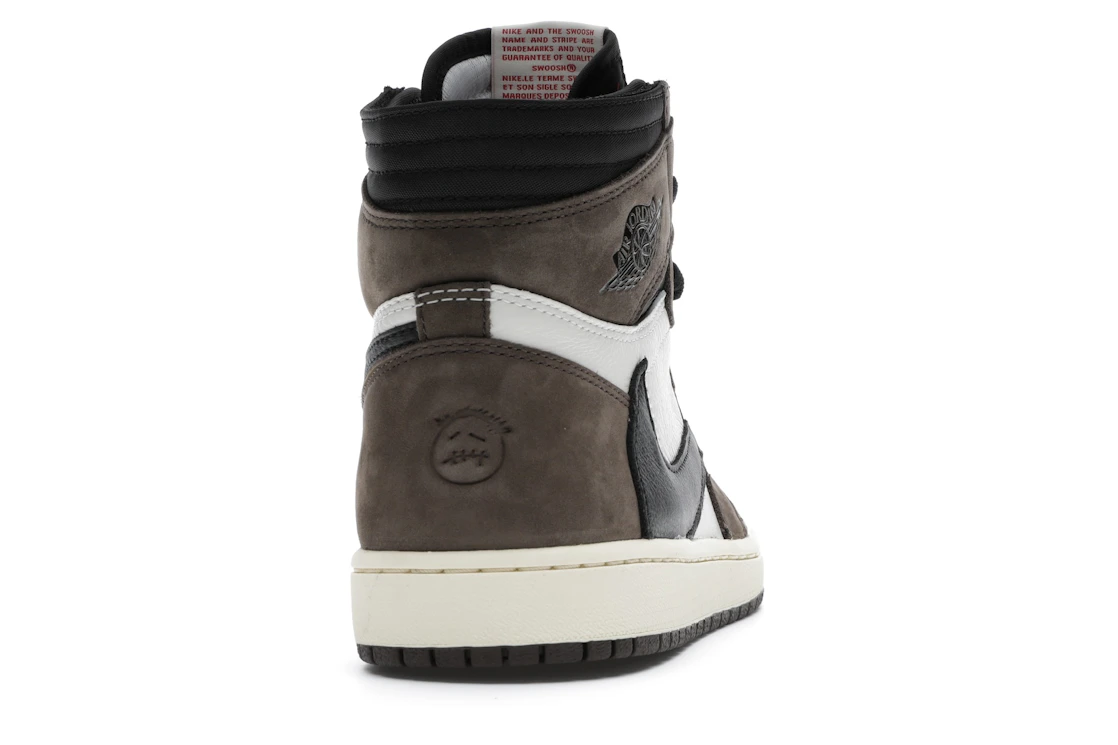 Vue 29 de Jordan 1 Retro High OG SP Travis Scott Mocha