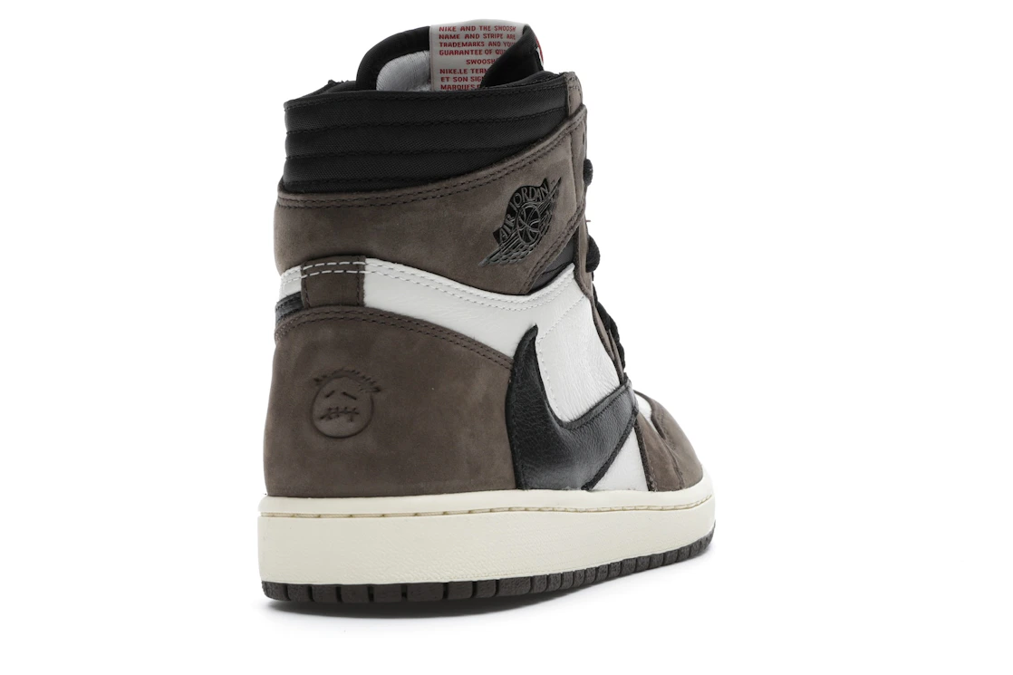 Vue 30 de Jordan 1 Retro High OG SP Travis Scott Mocha