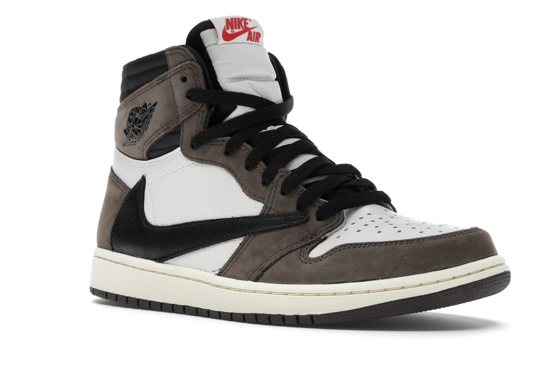 Vue 5 de Jordan 1 Retro High OG SP Travis Scott Mocha