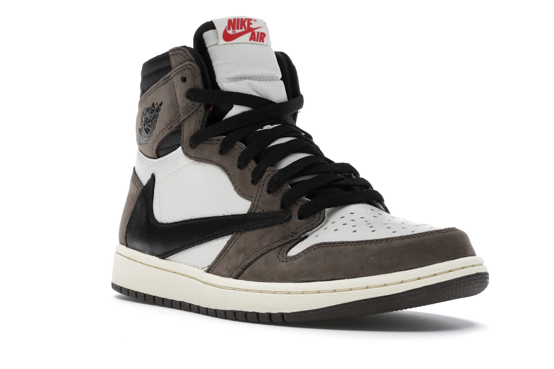 Vue 6 de Jordan 1 Retro High OG SP Travis Scott Mocha