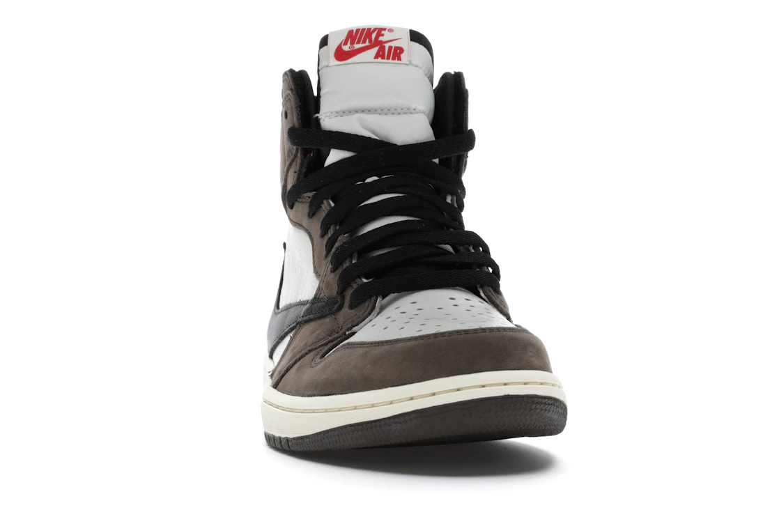 Vue 9 de Jordan 1 Retro High OG SP Travis Scott Mocha
