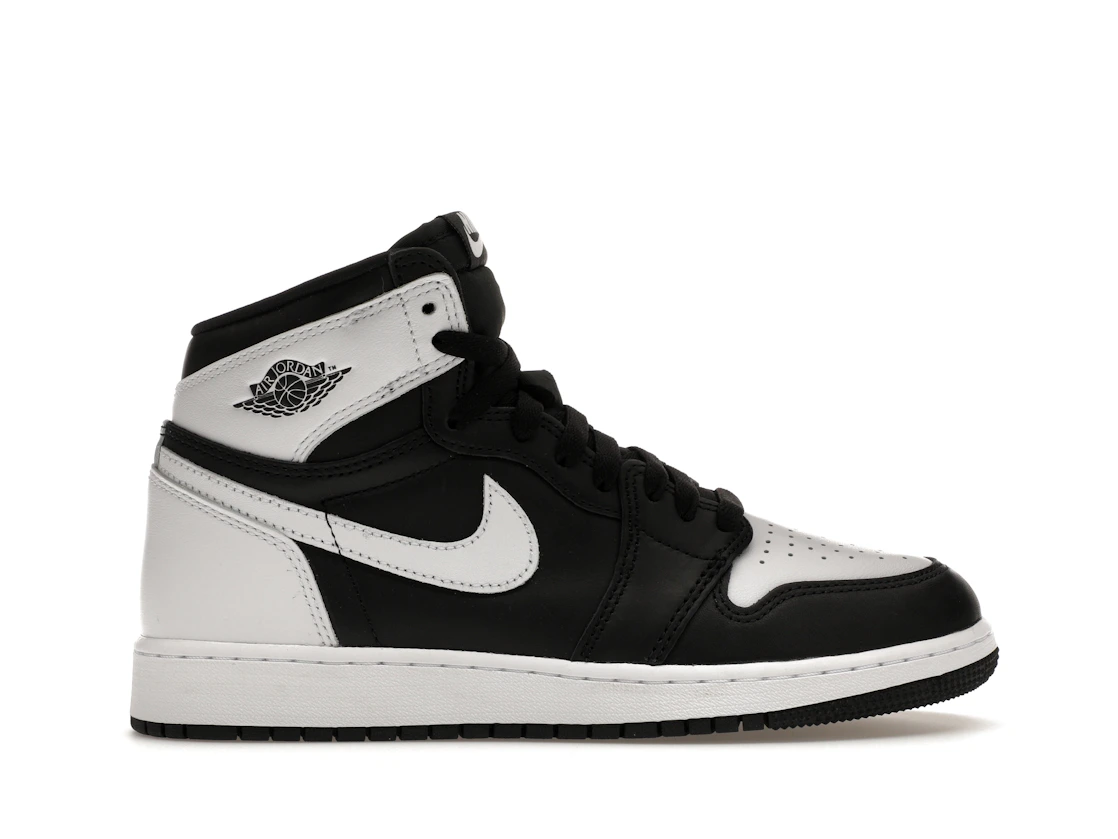 Vue 1 de Jordan 1 Retro High OG Black White (GS)