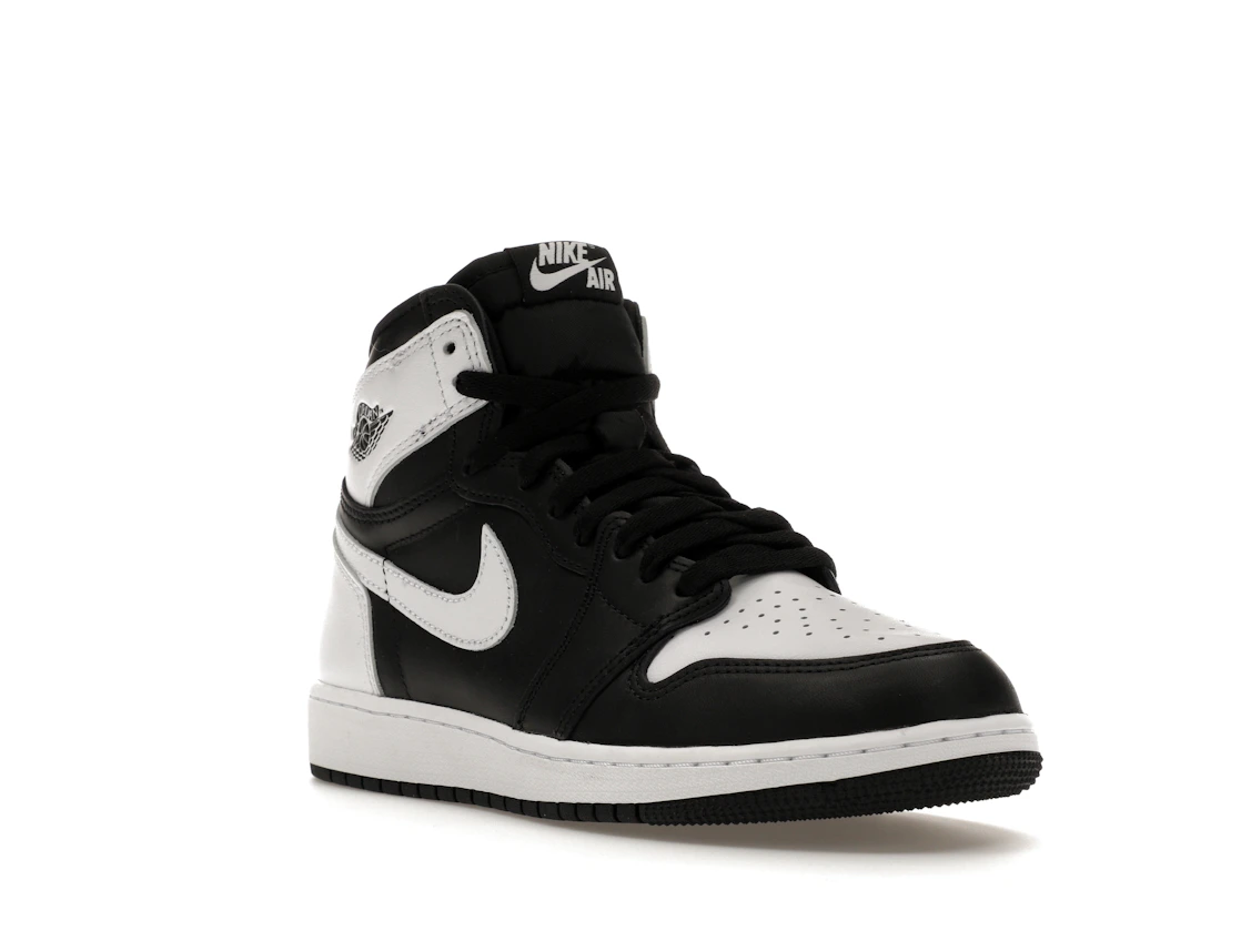 Vue 6 de Jordan 1 Retro High OG Black White (GS)