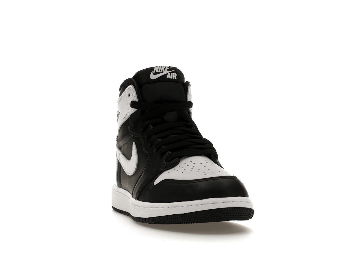 Vue 8 de Jordan 1 Retro High OG Black White (GS)